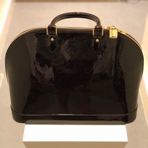 Louis Vuitton Vernis Alma GM Amarante